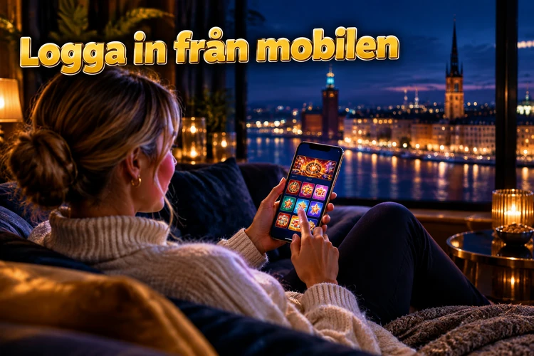 Logga in från mobilen